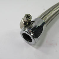 Oil Line 17" 3/8" ID hose tube Norton Commando 06-2200 stainless braided
