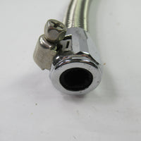 Oil Line 17" 3/8" ID hose tube Norton Commando 06-2200 stainless braided