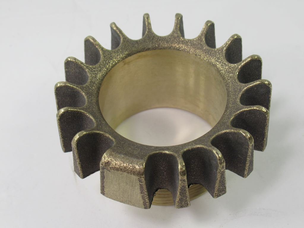 Exhaust pipe nut BRASS Norton Commando 850 MK2 MK3 long thread 06-3555/1 lockring