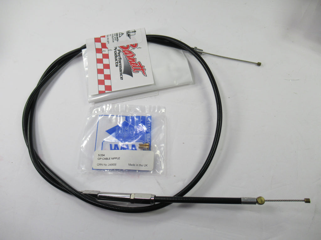 1 Throttle cable 40" Amal 1 1/2" GP carb cable with brass cable nipple 5/204