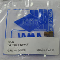 1 Throttle cable 40" Amal 1 1/2" GP carb cable with brass cable nipple 5/204