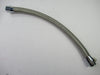 Oil Line 12.5" 3/8" ID hose tube Norton Commando stainless braided 06-3144