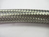 Oil Line 12.5" 3/8" ID hose tube Norton Commando stainless braided 06-3144