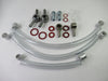CLEAR BSA A65 Fuel line assembly complete A50 dual carb 1968 69 70 71 Concentric Amal