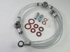 CLEAR BSA A65 Fuel line assembly complete A50 dual carb 1968 69 70 71 Concentric Amal
