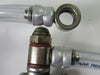 CLEAR BSA A65 Fuel line assembly complete A50 dual carb 1968 69 70 71 Concentric Amal