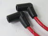 Norton spark plug wires red woven cloth custom wire set Commando 750 850 copper