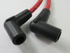 Norton spark plug wires red woven cloth custom wire set Commando 750 850 copper