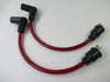 Red Spark Plug Wires copper core wire set Triumph T120 TR6 T100 unit 650 500