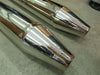 Norton Muffler Set 06-1978 70-74 Norton Commando Reverse Cone UK Made mufflers 1 3/8"