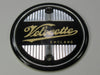 Velocette tank badge round badge plastic Venom Made in England