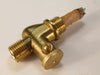 Brass push pull petcock brass EWARTS plunger type 1/4 x 1/4" BSP Triumph BSA