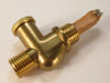 Brass push pull petcock brass EWARTS plunger type 1/4 x 1/4" BSP Triumph BSA