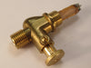 Brass push pull petcock brass EWARTS plunger type 1/4 x 1/4" BSP Triumph BSA