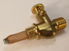 Brass push pull petcock brass EWARTS plunger type 1/4 x 1/4" BSP Triumph BSA
