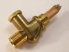 Brass push pull petcock brass EWARTS plunger type 1/4 x 1/4" BSP Triumph BSA