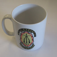 BSA Piled Arms Mug 10oz coffee cup ceramic motorcycle stacked rifles Birmingham