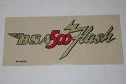 BSA 500 Flash Decal peel and stick 5 2/8