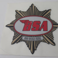 BSA Gold Star 500 peel and stock tank decal