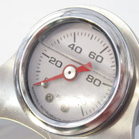 Norton oil pressure gauge center handlebar mount white face Commando MKl MKll