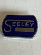 Seeley lapel pin made in England classic vintage motorcycle