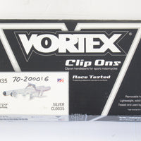 35mm Clip-ons Handlebars VORTEX clip on motorcycle Triumph BSA Norton aluminum