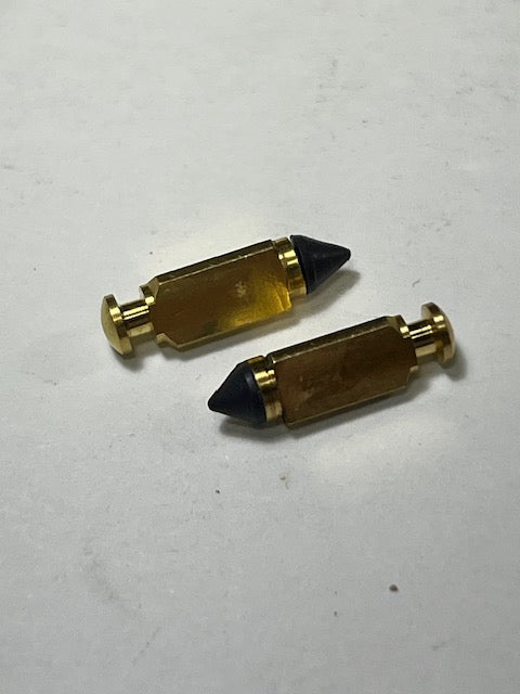 Pair brass Amal float needle valve 622/197 fits all carbs