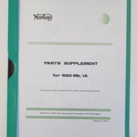 Norton Parts supplement 850 MK1A MKIA parts book manual handbook 06-5319