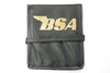 BSA motorcycle Tool pouch Black bag Gold logo tool bag black vinyl
