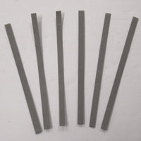 6 Flex files contact burnishing fine polish .025 thick points file 320 grit