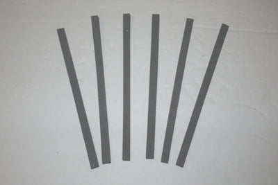 6 Flex files contact burnishing fine polish .025 thick points file 320 grit
