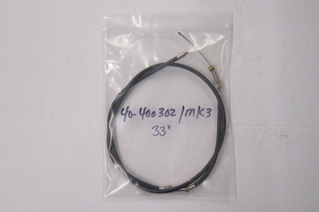 40-400302/mk3 throttle cable 33" for MK3 Norton Commando w Amal concentric