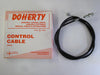 Triumph 500 Clutch cable 1953 1954 Doherty UK Made 60-0306 59.5" sheath