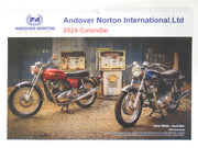 2024 Calendar Andover Norton Motorcycle 750 850 Commnando Mercury MK3 Atlas