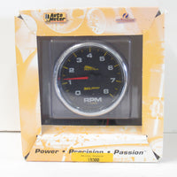 Tachometer Auto Meter tach gauge Black face 8,000 RPM with lighting USA Made cycle