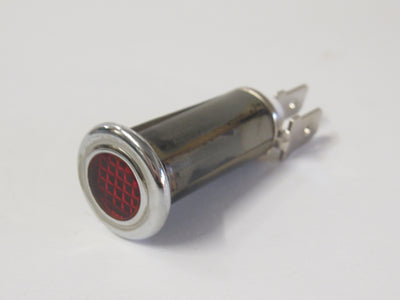 99-1208 Red Warning Light Lens with indicator bulb holder & lamp Norton BSA UK MADE 99.0568