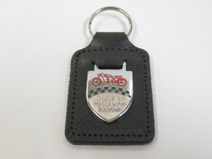 vintage Ducati key fob motorcycle leather key chain meccanica bologna