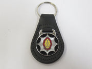 vintage BSA piled arms stacked rifles key fob chain ring badge Made in England Lightning