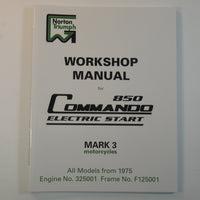 00-4224 Norton Commando 850 MK3 workshop manual Electric start service book OEM UK Made