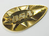 BSA late brass gas tank badge emblem Left hand UK Made 82-9696 LH PETROL TANK