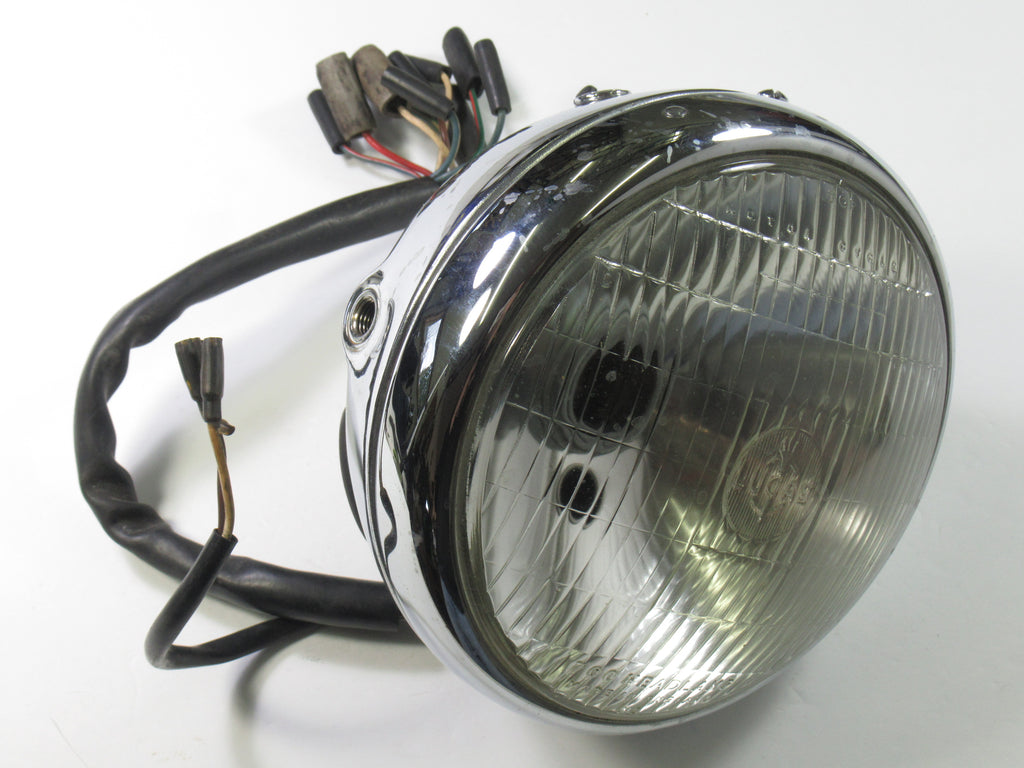 Lucas Type Headlight 7 Compatible With BSA Triumph Norton Ariel Lucas Type Headlight 7 Compatible With BSA Triumph Norton Ariel
