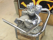 Triumph 1 3/4" 3 Bend pipe set Right side drag header pipes drag pipes