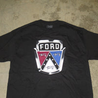 Ford V8 Flathead 1949 50 51 Mens XL T shirt black hood emblem Flat Head XL