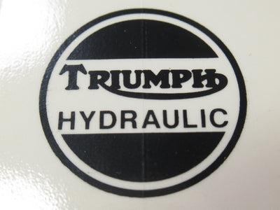 60-4156 Triumph disc brake Hydraulic decal T140 TR7 T150 T160 caliper cover sticker