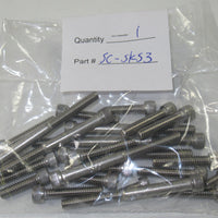 Triumph 500 twin 1969 to 74 Allen engine cover screws stainless screw set