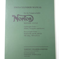 06-7371 Norton Twin Cylinder Manual Lightweight & Heavy weight workshop manual service book pre comm OEM UK Made