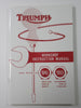 99-0836 Triumph workshop manual instruction UK Made