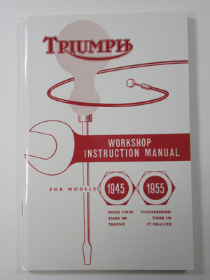 99-0836 Triumph workshop manual instruction UK Made