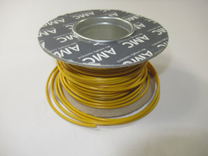 Lucas wire by the foot, 1 foot of Yellow UK Made