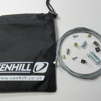 Venhill cable repair kit with misc. fittings for roadside control brake throttle clutch repair